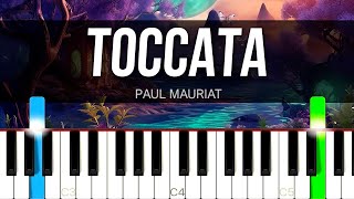 Toccata  Paul Mauriat  PIANO SHEET MUSIC  MIDI 🎹 [upl. by Obediah]