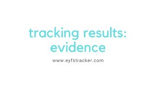 EYFS Tracker Tutorial Tracking Results  Evidence [upl. by Akinej127]