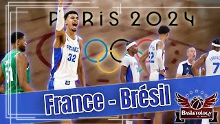 Basket JO Paris 2024  Debrief France vs Brésil [upl. by Hajan266]