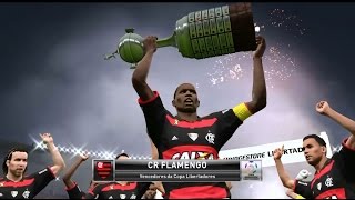 PES 15  Final da Copa Libertadores da América Flamengo vs San Lorenzo  Master League [upl. by Idona585]