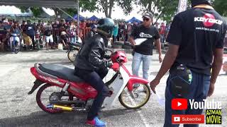 4T 120cc cutting cup prix Drag Racing Kubang Menerong Apr 2018 [upl. by Marcela768]