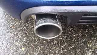 Opel Vectra C 20T GTS Old Stock Vs New Exhaust Sytem From Scorpion [upl. by Anahpets]