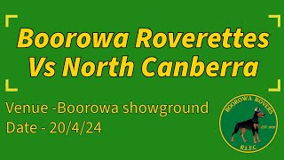 2024 Round 2  Boorowa Roverettes vs Bungendore [upl. by Adamsen]