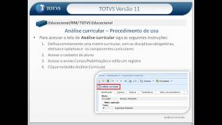 TOTVS RM  Gestão Educacional 12 [upl. by Dacia]