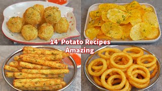 14 Amazing Potato Recipes Collections  French Fries  Potato Chip  Potato Snack Potato Sticks [upl. by Sinaj]