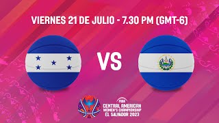 Honduras v El Salvador  Full Basketball Game  COCABA Womens Championship 2023 [upl. by Atsev31]