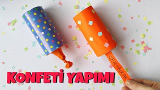 🎉Konfeti yapımı 🎉 Çok eğlenceli [upl. by Nana]