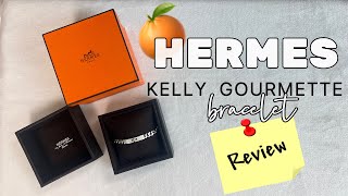 HERMES 🍊 Kelly Gourmette Bracelet review [upl. by Alenson]