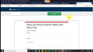 CARA MENGERJAKAN SOAL YANG DILENGKAPI AUTO PROCTOR [upl. by Enaile]