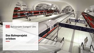 Die Deutsche Bahn baut das Projekt Stuttgart–Ulm  Ein Blick in die Zukunft [upl. by Anivlem457]