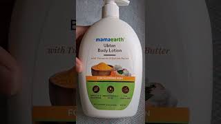 Mamaearth Ubtan Body lotion Review  shorts winterspecial bodylotion ubtan review [upl. by Freddie]