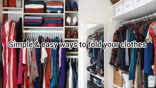 Folding clothes to save space How to Fold Your Clothes to Save Space [upl. by Ahsienad922]