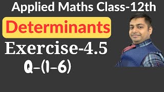 Determinant  Ex4516 Cramer’s Rule Applied Maths Ml Agarwal Class12th sushantclasses6634 [upl. by Elleunamme502]