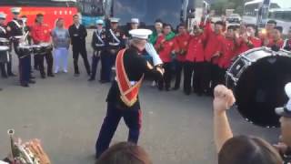 Epic Drum Faceoff I Marines vs Korean ROK Army  Army Bands [upl. by Schaaff]