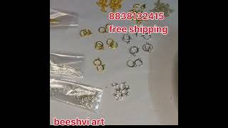 Free shipping beads and chain combo offer 399rs combo offerbeeshviart wholesale [upl. by Aztilem]