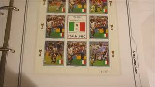 Asta 45  Lotto 780  Calcio  Italia 90  collezione di francobolli mondiali [upl. by Ahsinrev92]