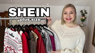 Last SHEIN haul of the year  plus size try on haul [upl. by Olive]