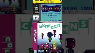 Columns sega retro retrogaming Gamegear music ost bgm puzzle games shorts shapes sound [upl. by Odracer]