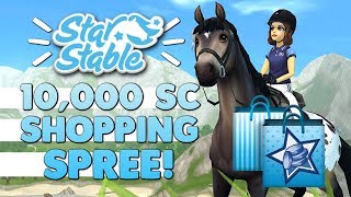 10000 Star Coin Shopping Spree on Star Stable 🛍️🐴  8 Horses Clothes Tack [upl. by Efioa59]