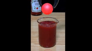 Red Hot Copper Ball Vs Tomato Ketchup [upl. by Auric313]