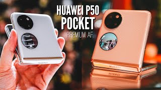 HUAWEI P50 Pocket HandsOn OMG Its PREMIUM AF [upl. by Groh]