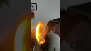 Heat protectant Test on weave [upl. by Tremml]