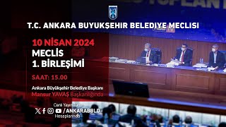 10 NİSAN 2024 MECLİS 1 BİRLEŞİMİ [upl. by Htebasil]