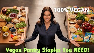 Vegan Pantry Staples You NEED [upl. by Clough]