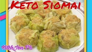 KETO SIOMAI RECIPE LOW CARB SIOMAI  KitchJen Ph [upl. by Lenna480]