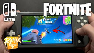 Fortnite on Nintendo Switch Lite 714 [upl. by Dorkus91]