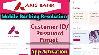 Axis bank mobile banking registrationaxis bank app kaise use kare ATM pin Generate [upl. by Aicenra]