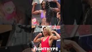 CLARESSA SHIELDS VS MARICELA CORNEJO WEIGHIN amp FINAL FACE OFF [upl. by Reynold359]