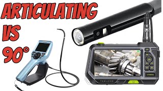 TESLONG NTS500 Borescope  A Quick Look  Articulating vs 90° Camera [upl. by Naoj116]