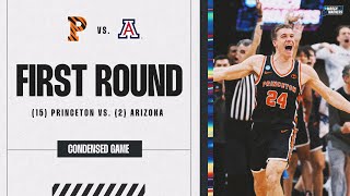 Princeton vs Arizona  First Round NCAA tournament extended highlights [upl. by Sirrep]