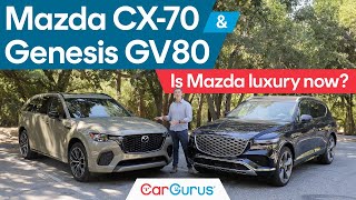 2025 Mazda CX70 vs 2025 Genesis GV80 Luxury Claims Tested [upl. by Mohsen]