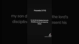 God Disciplines Those He Loves proverbs proverbs2 bookofproverbs discipline rebuke [upl. by Eyak]