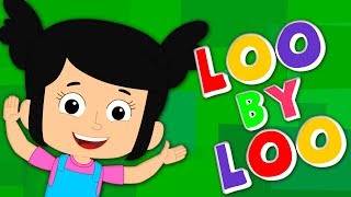 Here We Go Looby Loo  Nursery Rhymes  Kids Song  Video For Babies [upl. by Grantley]