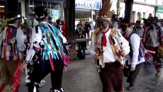 Alvechurch Morris dance quotClee Hillquot at Ledbury 2017 [upl. by Sire]