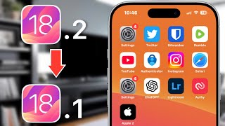 How to Downgrade iOS 182 to iOS 181 [upl. by Marelya]