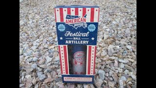 Great American Fireworks Co  Festival Ball Artillery reloadable mortar [upl. by Nahgen577]