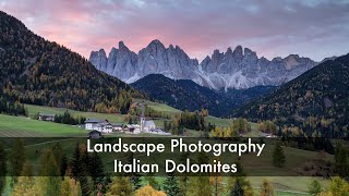 Landscape Photography  Italian Dolomites [upl. by Eanej]