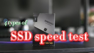 SSD readwrite speed test Crucial MX500 850 EVO 870 QVO 970 EVO plus [upl. by Gregoor371]