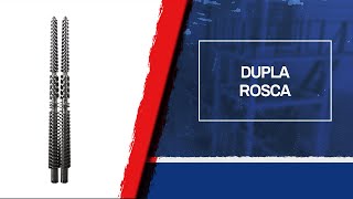 Dupla rosca para extrusora [upl. by Quickel]