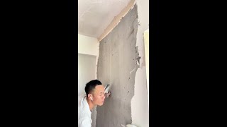 Painter Applying putty  Puttying for renovation putty 241105 [upl. by Sukul]