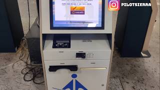 Using Airport kiosk to print Boarding pass post lockdown flights [upl. by Margarete]