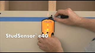 How to Use a Zircon StudSensor e40 Stud Finder to Find Wall Studs [upl. by Acemat623]