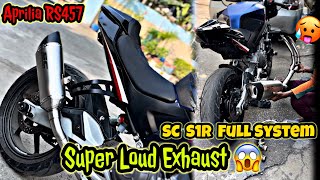 Finally Aprilia RS457 Got Too Loud Exhaust😱  Full Installation Process  Best Sounding Aprilia 457 [upl. by Worthington294]