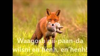 Wesiinyag  Anishinaabemowin Karaoke Song [upl. by Hanaj]