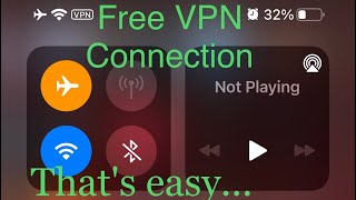 Free VPN Connection on iPhoneiPad [upl. by Agon]