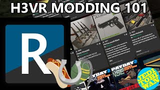 H3VR Modding Tutorial R2ModMan 2021  Hot Dogs Horseshoes amp Hand Grenades [upl. by Crean943]